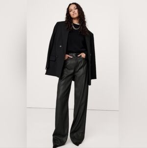 NWT Banana Republic The Coated Denim Pintuck Jean Size 27